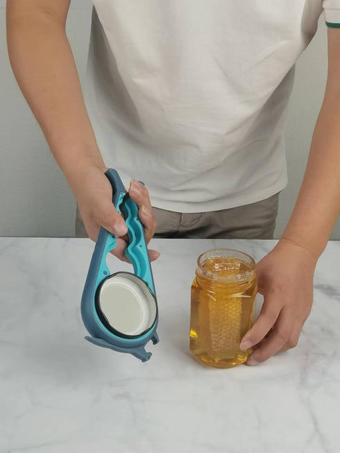 Otstar Jar Opener Bottle Opener and Can Opener for Weak hands, Seniors with Arthritis and Anyone with Low Strength, Mutil Jar Opener Get Lids Off ...