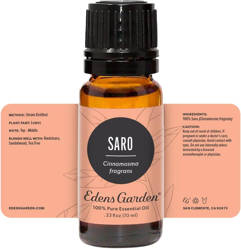 Edens Garden Saro Essential Oil, 100% Pure Therapeutic Grade (Undiluted Natural/Homeopathic Aromatherapy Scented Essential Oil Singles) 10 ml...