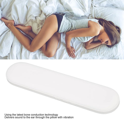 Cuifati Ultra Thin Pillow Speaker, Mini Bone Conduction Pillow Speaker with Stereo Bass, Bluetooth Pillow Speaker for Sleeping with Timer Function...