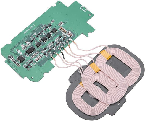 Wireless Charger Transmitter Module, 5V 2A DIY 3 Coils Wireless Charging Module Suitable for All Qi Standard Phones...