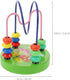 Abaodam Toys Toy Wooden Playset Wooden Bead Maze Beads Maze Game Toddler Bamboo Coaster Cartoon Wood Bead Coaster...