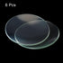 PATIKIL 60 mm Diameter Watch Glass, 6 Packs Beaker Cover Smooth Edges Chamfered Arc for Laboratory, Transparent...