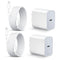 Soipebot for iPhone Fast Charger, 2 Pack for iPhone 14 13 12 11 USB C Power Wall Charger with 6FT Cable, Lightning Cable Compatible for iPhone 13/...