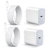 Soipebot for iPhone Fast Charger, 2 Pack for iPhone 14 13 12 11 USB C Power Wall Charger with 6FT Cable, Lightning Cable Compatible for iPhone 13/...
