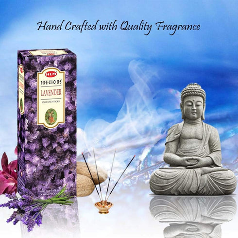 Hem Lavender Incense Sticks – 100g Pack of 2 (200g Total) – Long-Lasting Aromatherapy for Relaxation, Meditation & Home Fragrance....