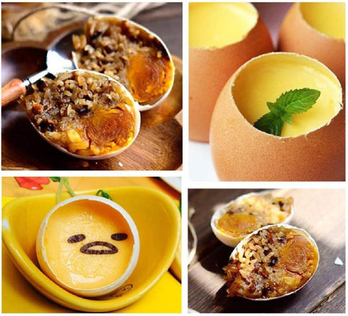 Mayata 2PCS Metal Stainless Steel Egg Scissors Egg Topper Cutter Triangle Shape Shell Opener Boiled Raw Egg Open Creative Kitchen Accessories Tool...