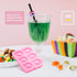 Super Glossy Straw Topper Resin Molds Circle Shape Silicone Molds for Straws Attachment DIY Epoxy Resin Casting Mold Craft...