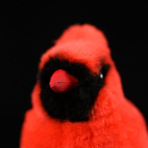 Simulation Cardinal Bird Plush Toy, 5.9inch Soft Cute Cardinal Bird Stuffed Animal for Kids Boys and Girls Gifts...