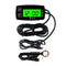 Runleader Digital Engine Temperature Gauge Volt Meter,Programmable Alert Reminder,Clock Display,Backlight Mode Selection for Generator Motorcycle ...