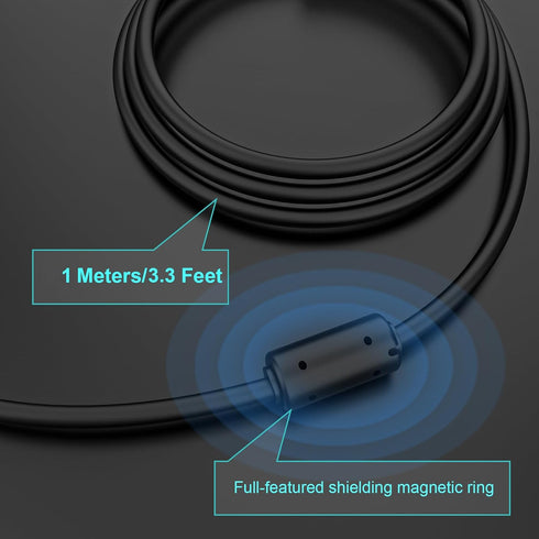 UC-E6 USB Cable for Nikon CoolPix S4000 S3000 S3300 S3700 S6500 S3500 S6600 S6300, P100 P530, Compatible with Nikon Digital SLR DSLR D3300 D750 D5...