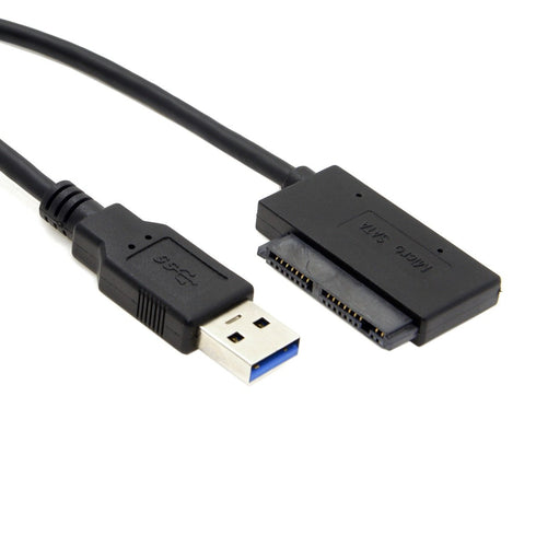 chenyang Micro SATA 16Pin to USB 3.0 Adapter Cable for 1.8 inch Hard Drive HDD/SSD Data Transfer External Hard Drive Converter 10cm...