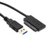 chenyang Micro SATA 16Pin to USB 3.0 Adapter Cable for 1.8 inch Hard Drive HDD/SSD Data Transfer External Hard Drive Converter 10cm...