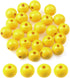 AD Beads Large Hole Wood Spacer Wooden Jewelry Making Bracelet Necklace Chandelier, Large Wooden Rosary Beads Craft Beads (16mm 100pcs, Yellow)...