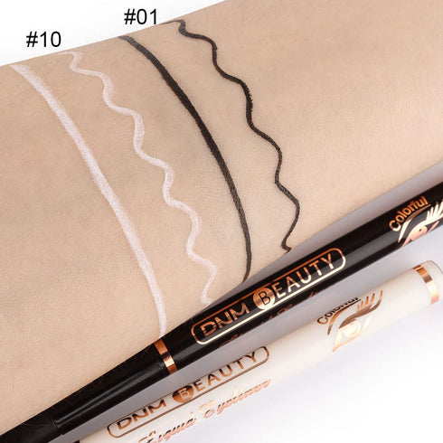 Color Eyeliner Pencil Matte Glitter Sexy Quick Drying Eyeliner Portable Waterproof Smudge-Proof Long-Lasting Durable Eyeliner Cosmetics (11#)...