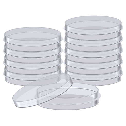 20pcs Sterile Plastic Petri Dishes with Lids 35x 12 mm Deep Clear Lab Petri Dishes Cell Culture Dishes for School Science Project, Lab Experiment,...