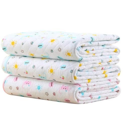MBJERRY Waterproof Changing Pads Portable - Breathable Leak Proof Mattress Pad Protector Baby Changing Mat for Toddler, Kids Pack of 3 (S (17.7 x ...