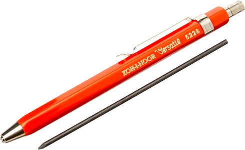 Koh-I-Noor 2mm Diameter Short Mechanical Clutch Lead Holder Pencil - Red...