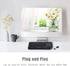 Wireless Keyboard Ultra Mini Touchpad Rechargeable Backlit Keyboard with Infrared Indicator 2.4ghz Wireless Connection...