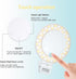Selfie Ring Light, Clip on Ring Light Touch Control, Rechargeable 800mAh 60 LED Circle Light with 3 Light Modes for iPhone/Android Smart Phone Lap...