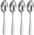 KEAWELL Premium Louise Spoons Set, Set of 4, 18/10 Stainless Steel, Exceptional mirror finish, Dishwasher Safe (7.7" Dinner Spoon)...