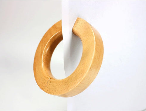 Nice purchase 2 Pcs Wooden Curtain Tiebacks Holdbacks European Classic Retro Window Home Office Decorative Drapes Holders Strong Magnetic Clean Du...