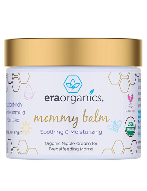 Era Organics Soothing Nipple Butter Breastfeeding Cream - USDA Organic Baby Friendly Balm to Calm and Moisturize Chapped, Sensitive Skin...