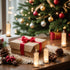 4PCS White LED Candles (D:2.5" x H:7"),LED Flameless Pillar Candles,Battery Operated Fake Candles, Velas Artificiales Para Decoracion for Valentin...