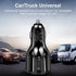 Car Charger Adapter, 5 Port QC3.0 Fast Charging Car Cigarette Lighter USB Charger, Compatible with iPhone, Android, Samsung, iPad Pro, and More (B...