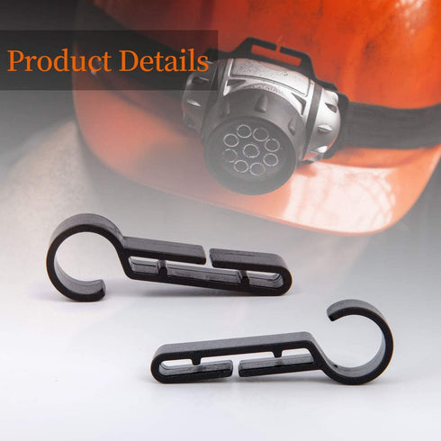 Headlamp Clips Hook Hard Hat Light Clips,Hardhat Headlamp Accessory...