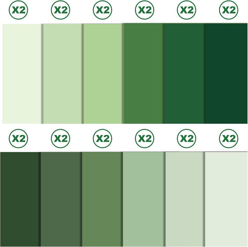 Spring Scrapbook Paper Pad,24 Sheets of Solid Green Double Sided Decorative Paper,Scrapbook DIY Decorative Background Cardstock, aint Park Card Ma...