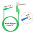Sumnacon 39 Inch Multimeter Test Lead Set - 5 Pcs Stackable Banana Plug to Test Hook Wire Cable Kit with Protective, Flexible Wire Leads for Elect...