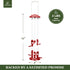 Kingsyard Metal Bird Feeders for Outdoors Hanging, Extra Thick Tube Bird Feeder w/Steel Hanger & 4-Port, 15 inch, Chew-Proof, Weather and Water Re...
