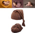 Newborn Photography Wrap Boy Girl Baby Photo Wraps Outfits Stretch Crochet Blanket Props (Coffee)...
