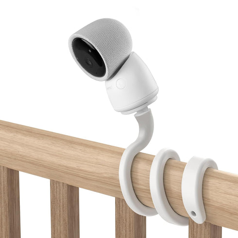 Flexible Twist Mount for Arenti Baby Monitor?No Tools or Wall Damage Required (White)...