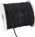 PH PandaHall 2mm Black Waxed Cord for Jewelry Making, 100 Yards Waxed Cotton Cord Thread Beading Cord String for Bracelet Necklace Waist Chain Ank...