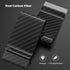 Travelambo Money Clip for Men Carbon Fiber Clip Wallet Leather Slim Minimalist Card Holder RFID Blocking (Weaved Black)...