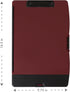 Dexas Folio Clipcase Professional Storage Clipboard with Pen storage compartment, 9.75 x 14.75, A4, Merlot. Ideal for Teachers, Nurses, Coaches, S...