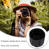 Camera Lens Cap SLR Camera Silicone Protector Cap Dustproof Lens Cover for 65-110mm DSLR Camera Lenses...