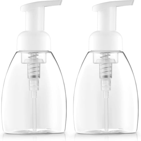Bar5F Foaming Soap Dispenser Pump Bottle for Dr. Bronner's Castile Liquid Soap 8.5-Ounce Pack of 2...