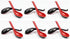 JapanBargain 4623, Chinese Soup Spoons with Hook Japanese Soup Spoons Wonton Soup Spoons Rice Spoons Pho Spoons Ramen Soup Spoons Dinner Spoons, B...