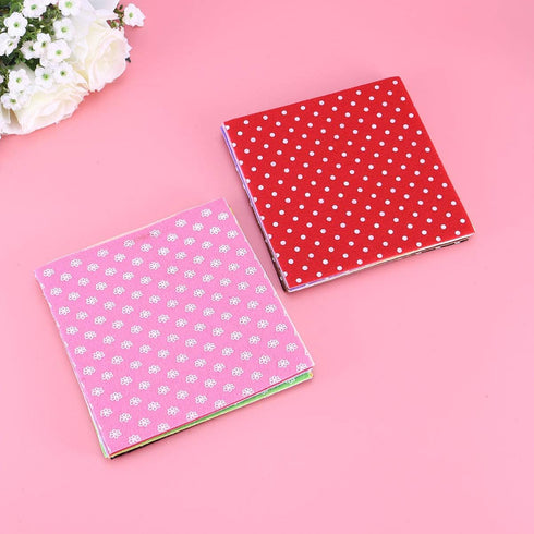 20pcs 15x15 cm Felt Fabric Sheet Flower Dot Printed Felt Pack Squares Nonwoven Patchwork for DIY Kids Crafting Sewing...