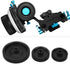 3PCS Follow Focus Gear, M0.8-38T Gear + M0.8-43T Gear + M0.8-65T Gear, Follow Focus Focusing Gear Kit for DP3000...