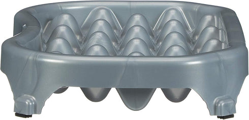 Neater Pet Brands - Neater Slow Feeder - Fun, Healthy, Stress Free Dog Bowl Helps Stop Bloat Prevents Obesity Improves Digestion (2.5 Cup, Silver ...
