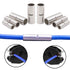Stranded Wire Butt Connector:(3Types Gauge Bullet Type Butt Crimp Terminals: AWG 4,6,8,) Uninsulated Crimp Wire Connectors Widely Used in Automoti...