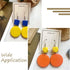 KISSITTY 50pcs Natural Unfinished Flat Round Wood Coin Beads DIY Family Birthday Board Tags Making Wooden Circle Discs About 1" Diameter (25mm)...