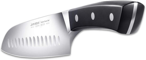 JARVISTAR Professional 7 Inch Chef's Santoku Knife, Ultra Sharp Vegetable Kitchen knife German Forged Steel, All-Purpose Nonstick Blade for Home C...