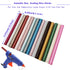 Wax Seal Sticks, ANBOSE 16 Pieces Glue Gun Sealing Wax Sticks for Wax Seal Stamp, Champagne Gold Wax Seal Stick for 0.44 Inch Glue Gun, for Weddin...
