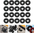 Operitacx Binder Ring 25pcs Loose Leaf Binder Discs Discbound Expansion Discs Heart Binder Rings for for Extra Pages Notes Artwork Notebooks and P...