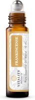 Vitality Extracts Frankincense Essential Oil - 10ml Roll-on, Boswellia Serrata, Aromatherapy, Skin Care, Natural Calm, Stress Relief, Yoga...