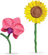 Safari Ltd. Flowers TOOB - Mini Figurines of Rose, Tulip, Hibiscus, Bird of Paradise, Daffodil, Sunflower, Lotus, Orchid - Educational Toy Figures...